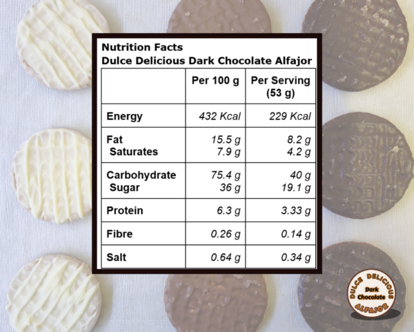 Dulce Delicious Dark Chocolate Alfajor (33 units) - Image 5